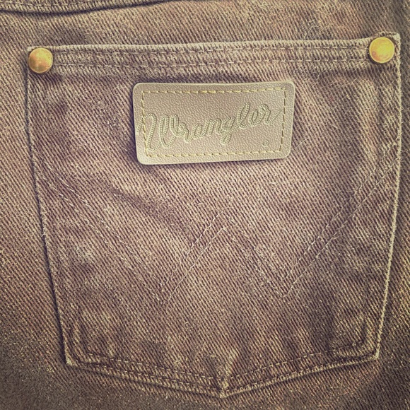 Ladies Vintage 13MWZ brown jeans - long